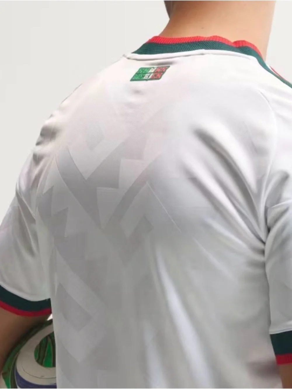 Authentic adidas White Mexico National Team Football Jersey with GreenRed Trim
